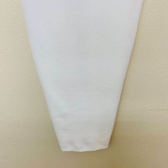 Nookie Bailey Midi Crepe Bodycon Dress Small Ivory Spaghetti Strap $199 - Picture 5 of 12